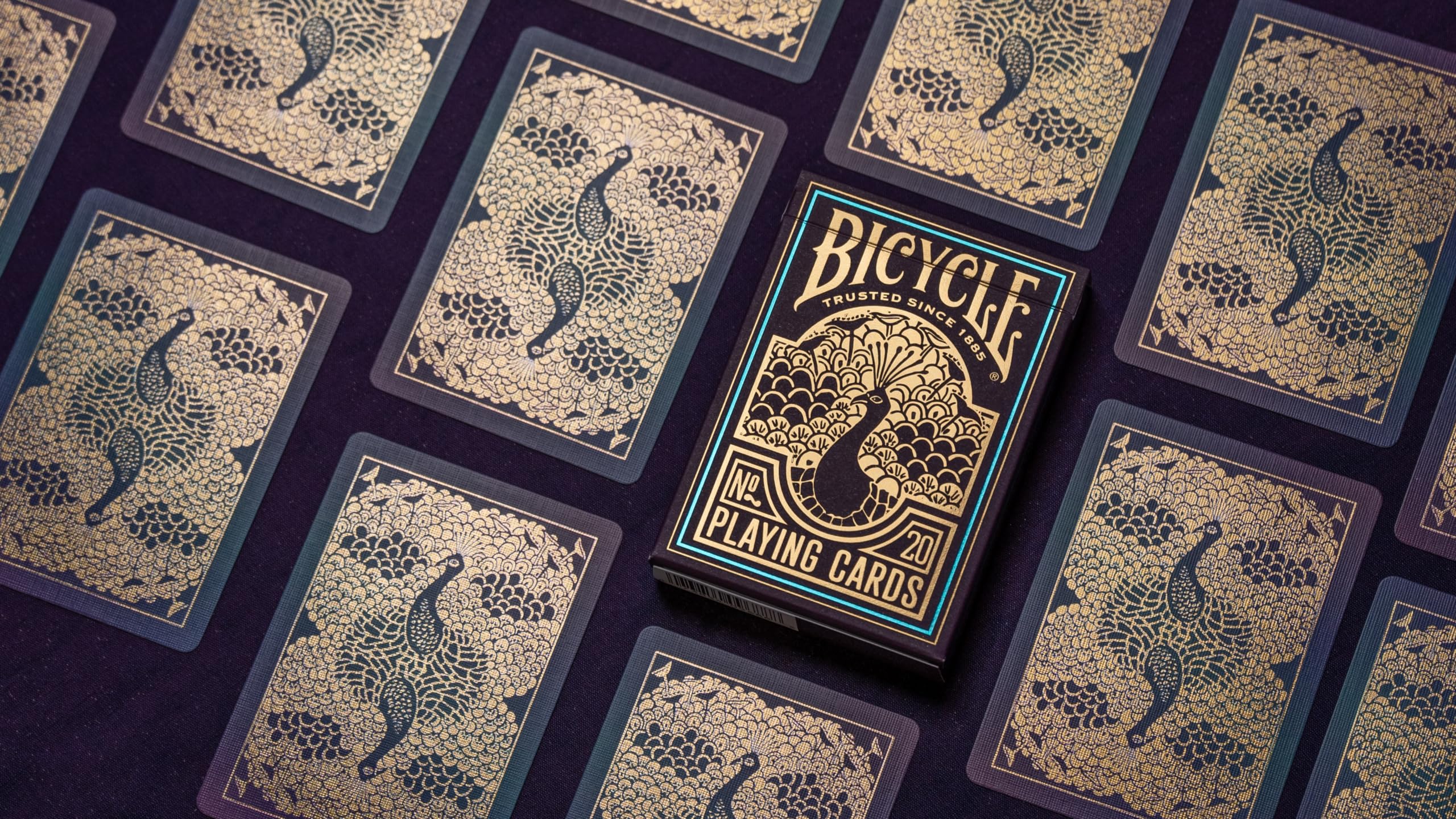 Amazon.co.jp: Bicycle Purple Peacock: No. 20 Playing cards : おもちゃ