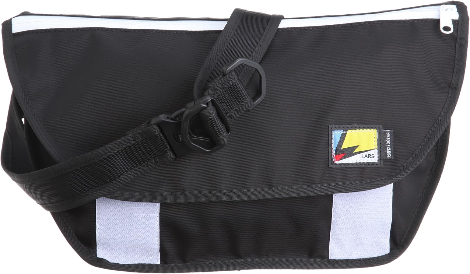 Amazon | [ラーズ] 728FIXEDGEAR ミニ メッセンジャーバッグ (ブラック
