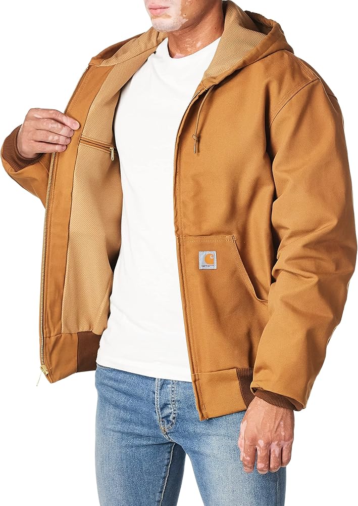 Amazon.com: Carhartt Jackets 12 Ounce Cotton Duck Hooded Jacket
