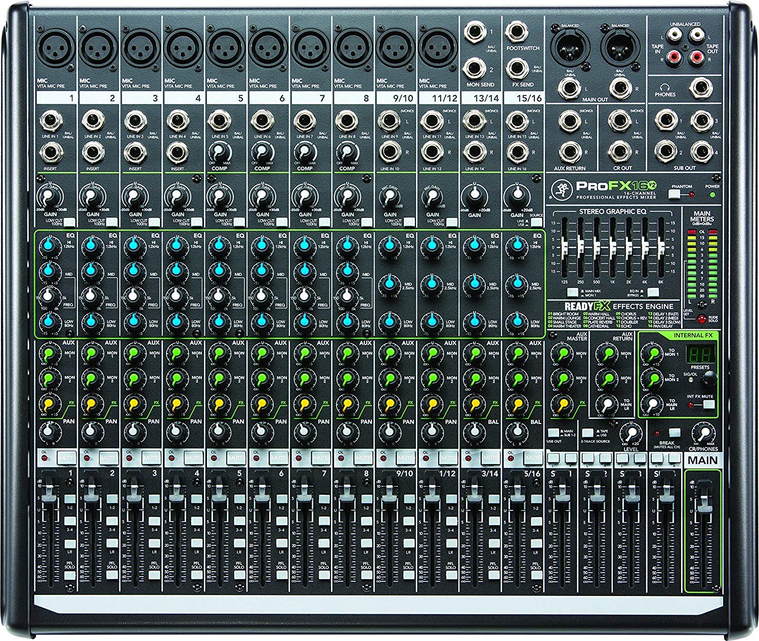 Amazon.com: Mackie ProFX16v2 16-Channel 4-Bus FX Mixer with USB