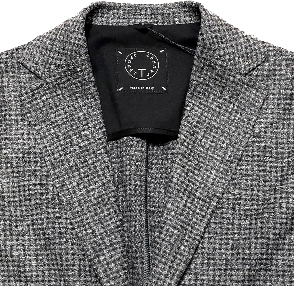 Amazon | [ティージャケット] T-JACKET メンズ 千鳥格子 ハウンド