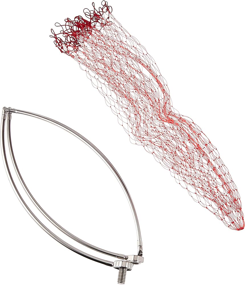 Amazon | シマノ(SHIMANO) 玉網 ステン磯ダモ (4つ折りタイプ) レッド