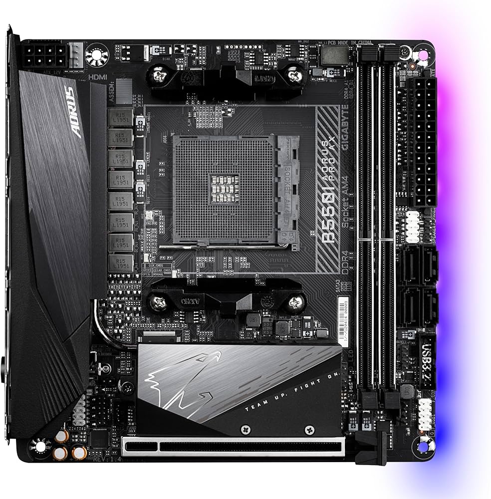 Amazon | GIGABYTE B550I AORUS PRO AX Rev.1.xマザーボード MiniITX