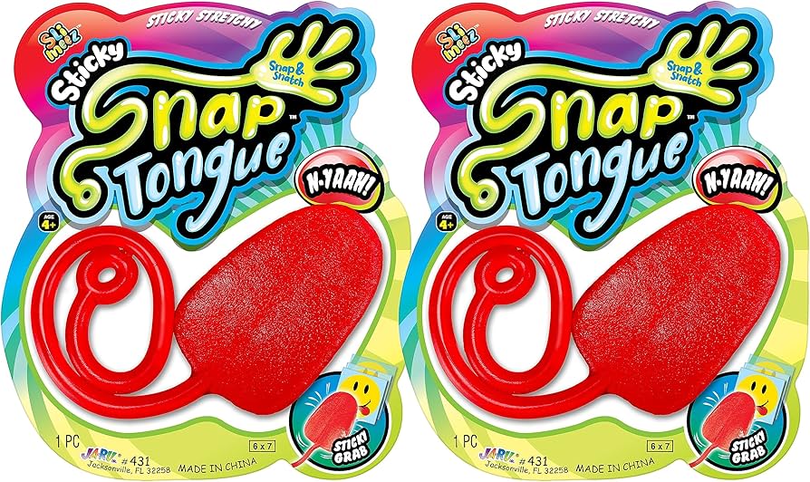 Amazon.com: Fun A Ton Large Sticky Tongue (2 Stretchy Toys Pack