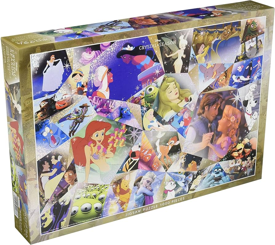 Amazon.co.jp: 1000ピース ジグソーパズル ディズニー キラキラの