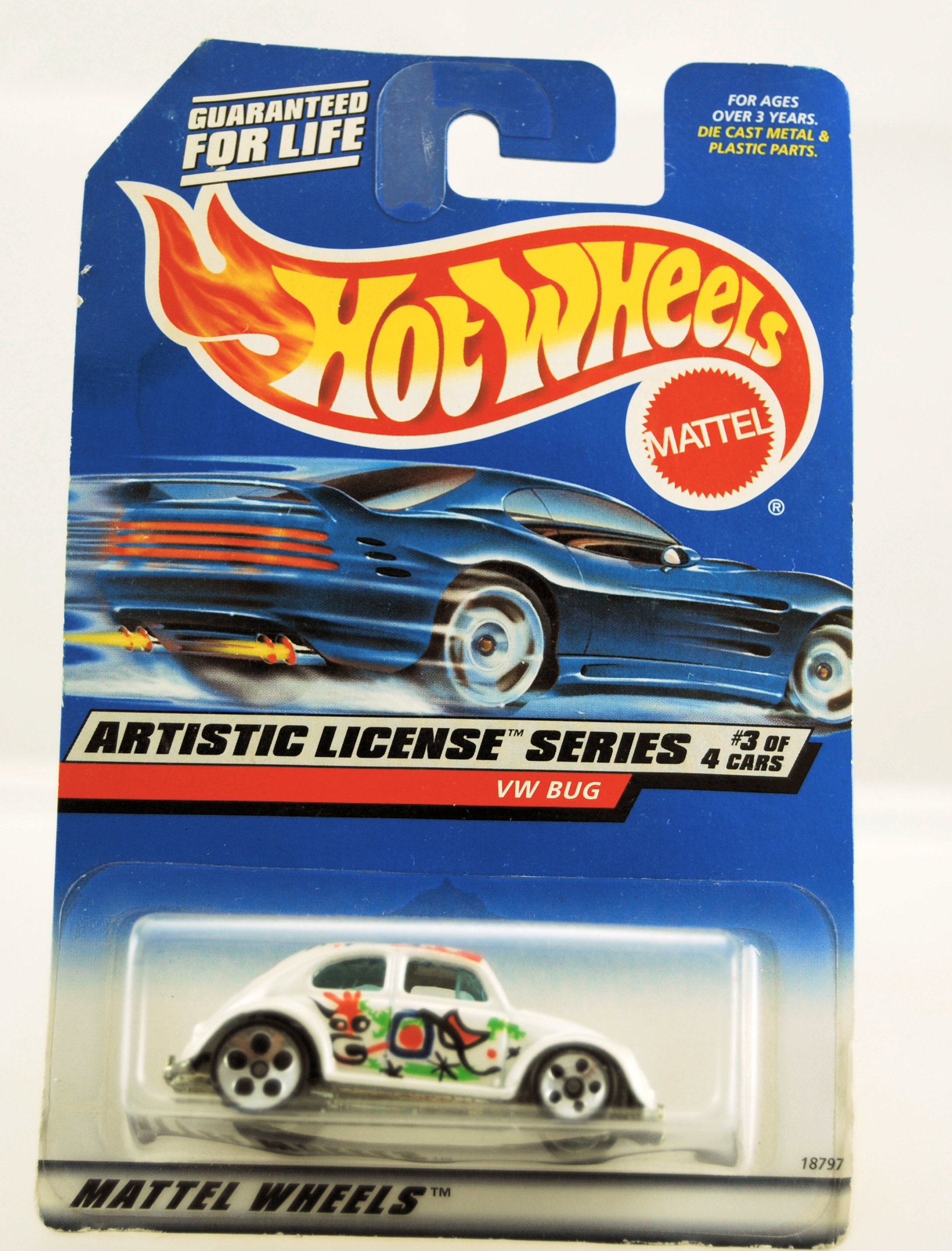 Amazon.com: Hot Wheels 1997 Artistic License Series VW BUG 3/4