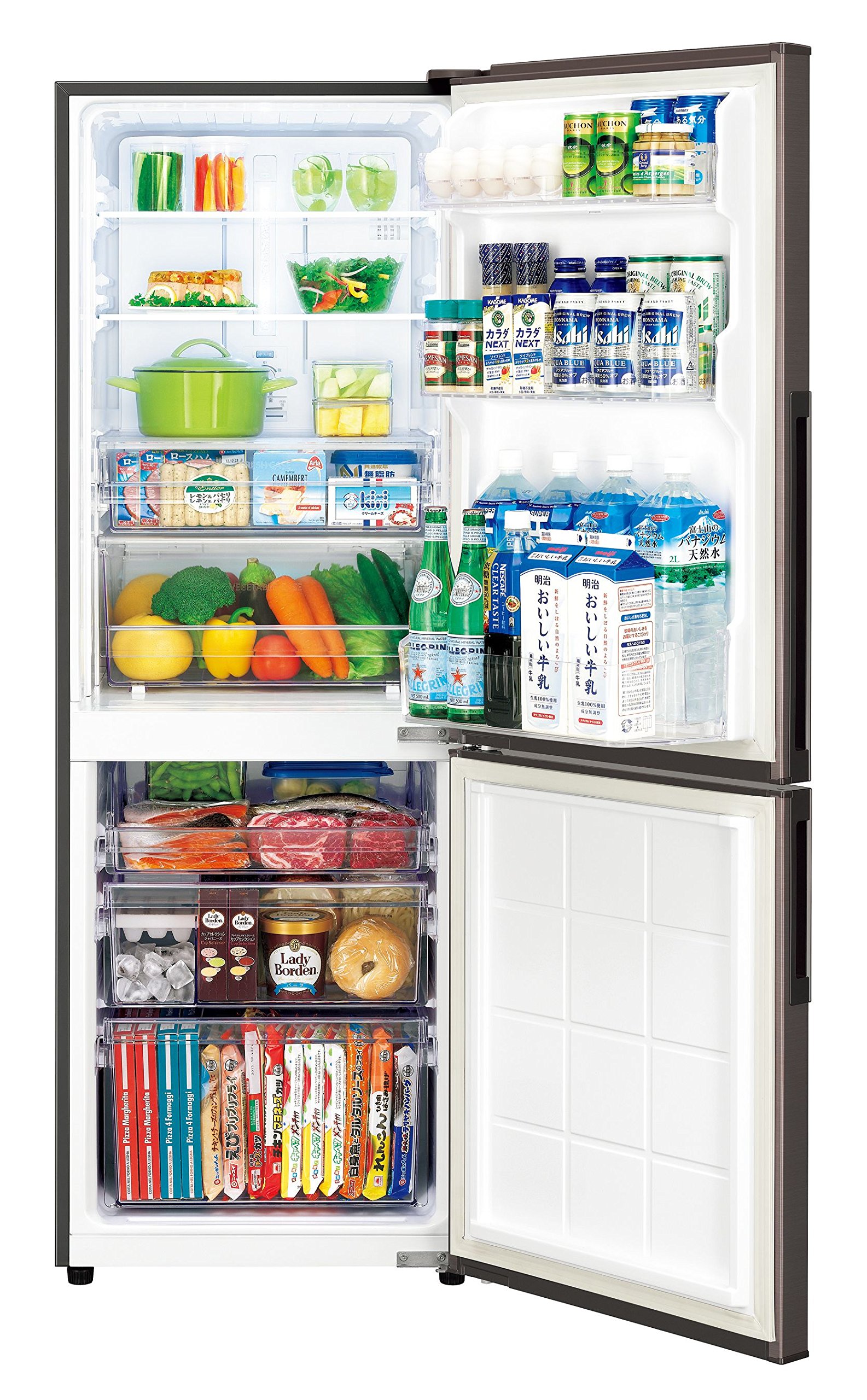 Amazon.co.jp: シャープ 冷蔵庫 プラズマクラスター搭載 271Lタイプ