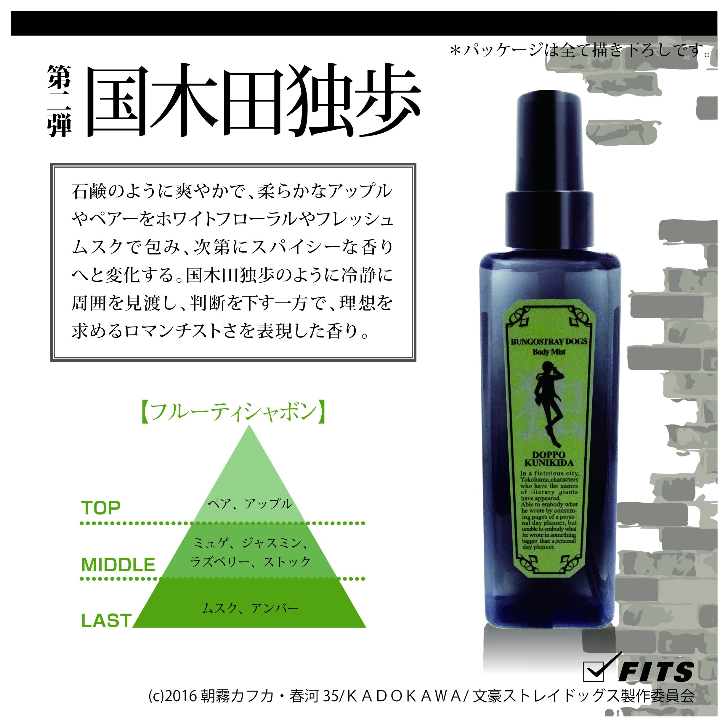 Amazon.co.jp: 文豪ストレイドッグス ボディミスト 04 国木田独歩