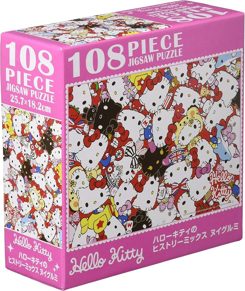 Amazon.co.jp: 【日本製】 108ピース ジグソーパズル ハローキティの