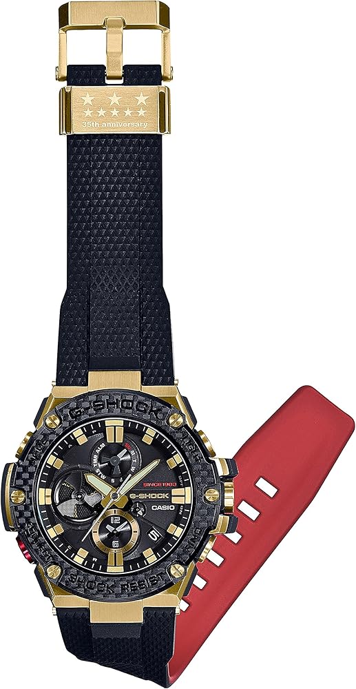 CASIO G-Shock GST-B100TFB-1AJR G-Steel Bluetooth Chronograph Gold