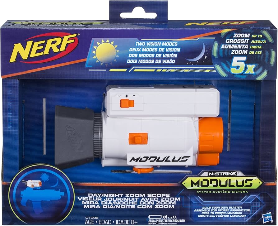 Amazon.com: NERF Modulus Day/Night Zoom Scope : Toys & Games