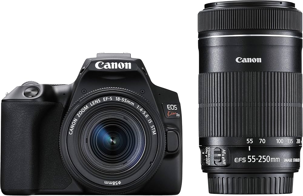 Amazon.co.jp: Canon Digital SLR Camera EOS Kiss X10 Double Zoom