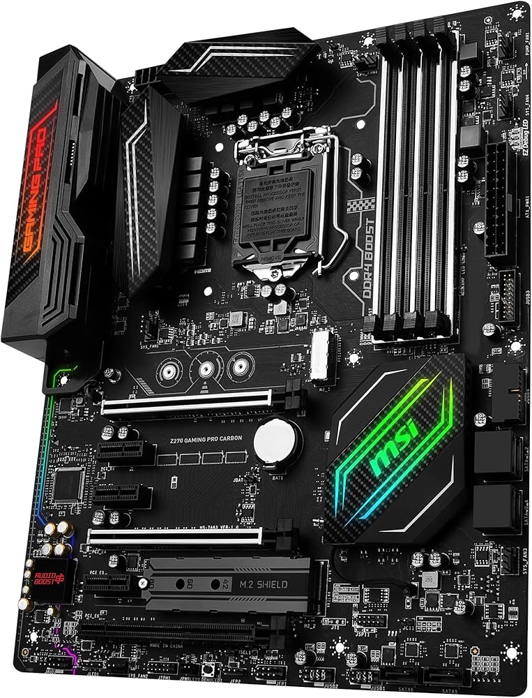 Amazon | MSI Z270 GAMING PRO CARBON ATXゲーミングマザーボード [第7
