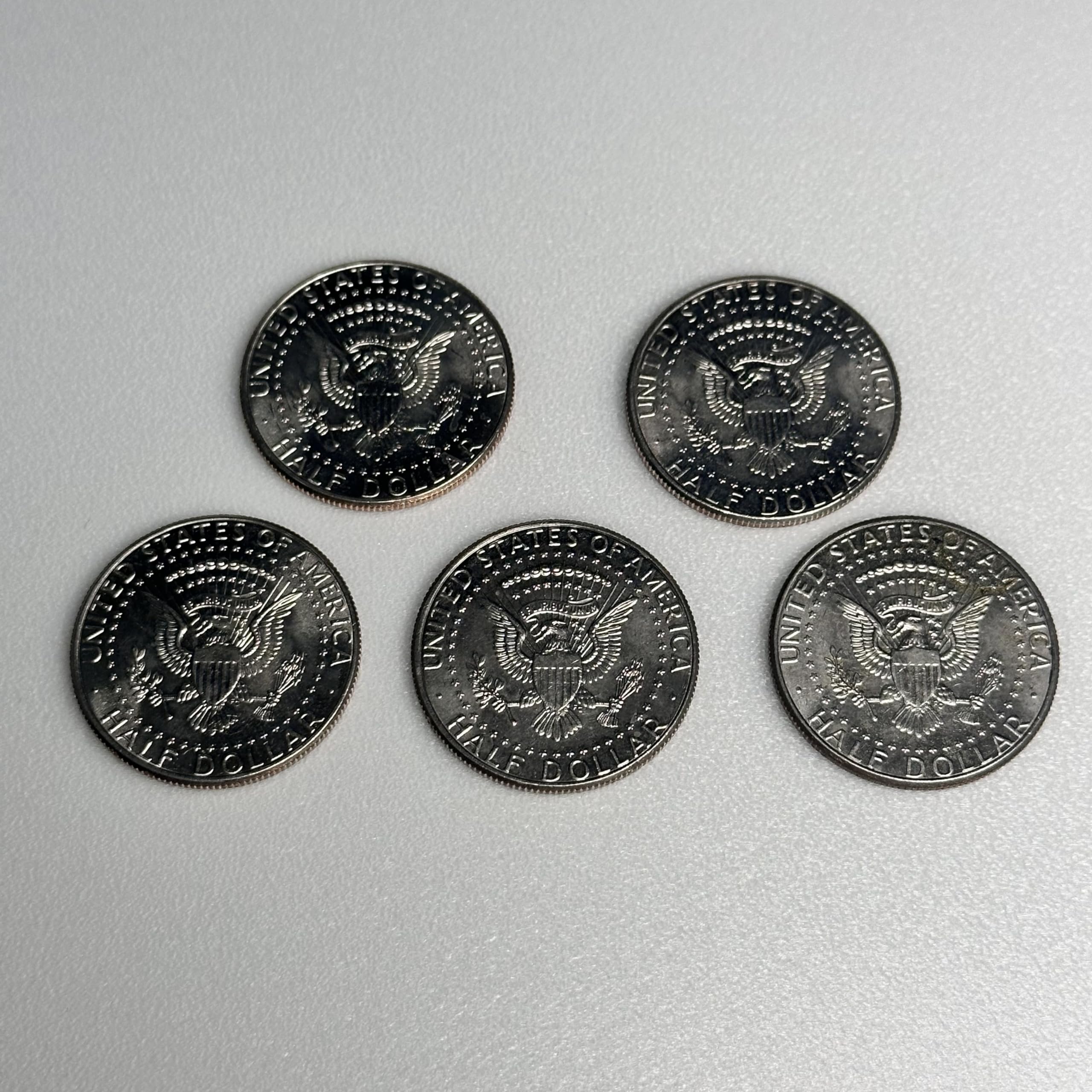 Amazon | ハーフダラー5枚セット 手品 マジック コイン アメリカ