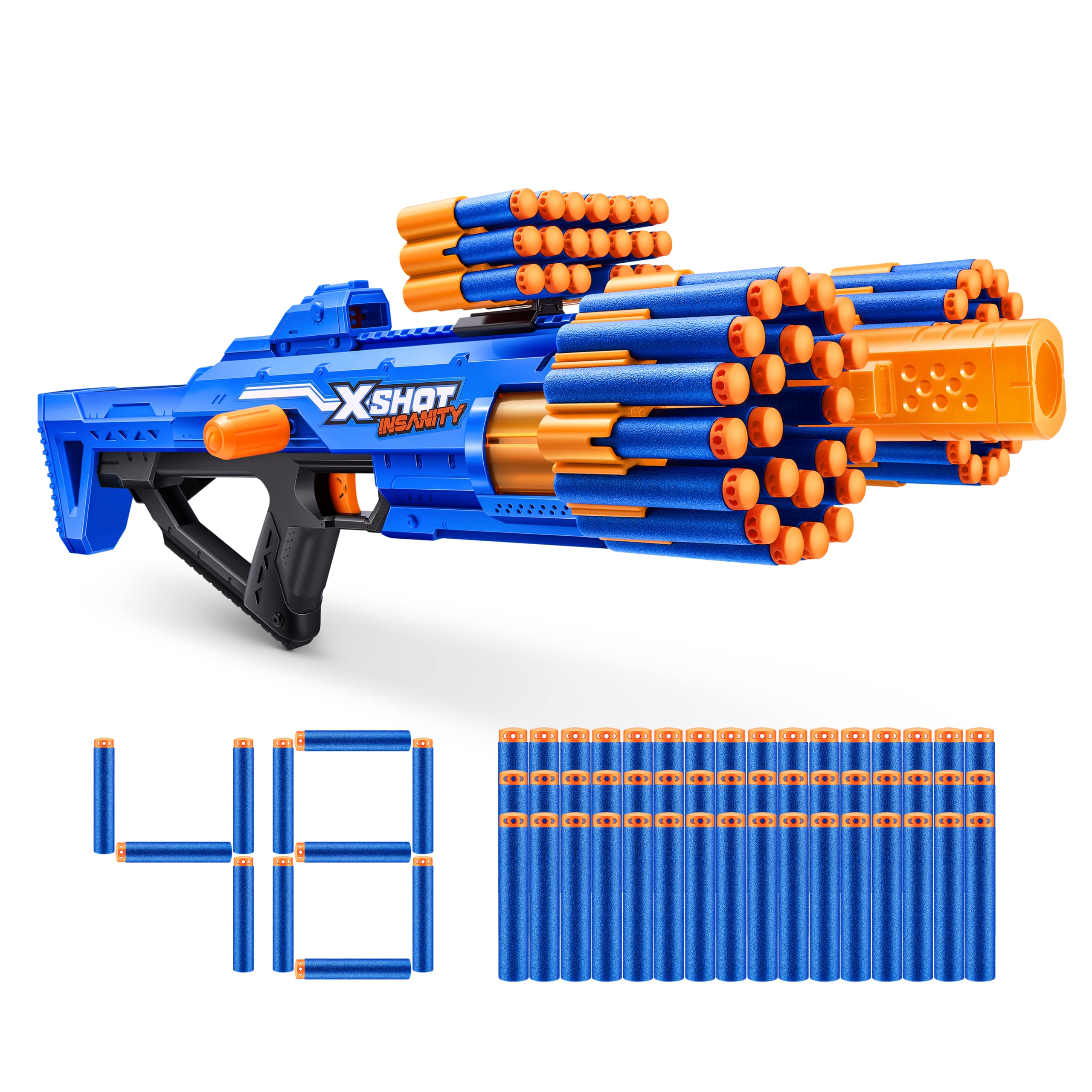 Amazon.com: XSHOT Insanity Bezerko by ZURU - 48 Dart Outdoor Toy