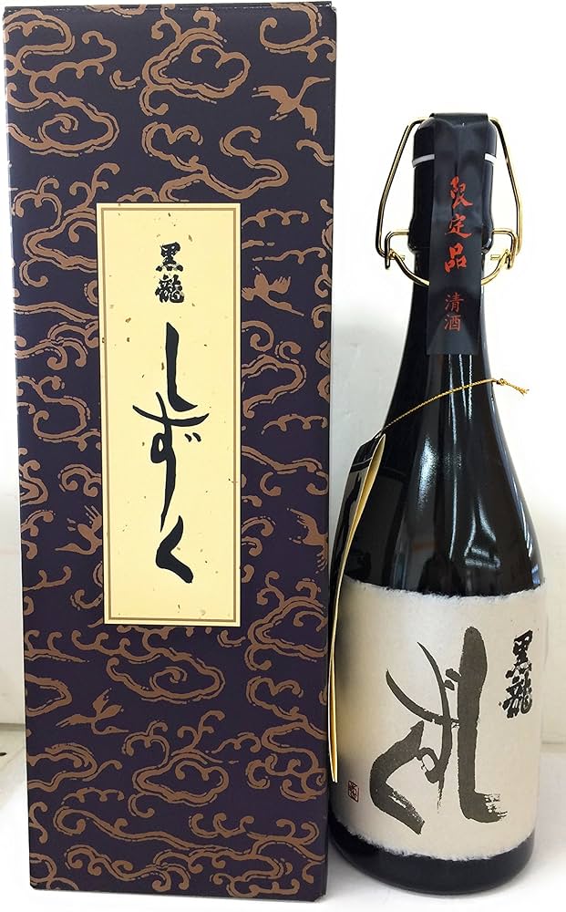 Amazon.co.jp: 黒龍酒造 黒龍 大吟醸 しずく 箱付き 2025年5月製造