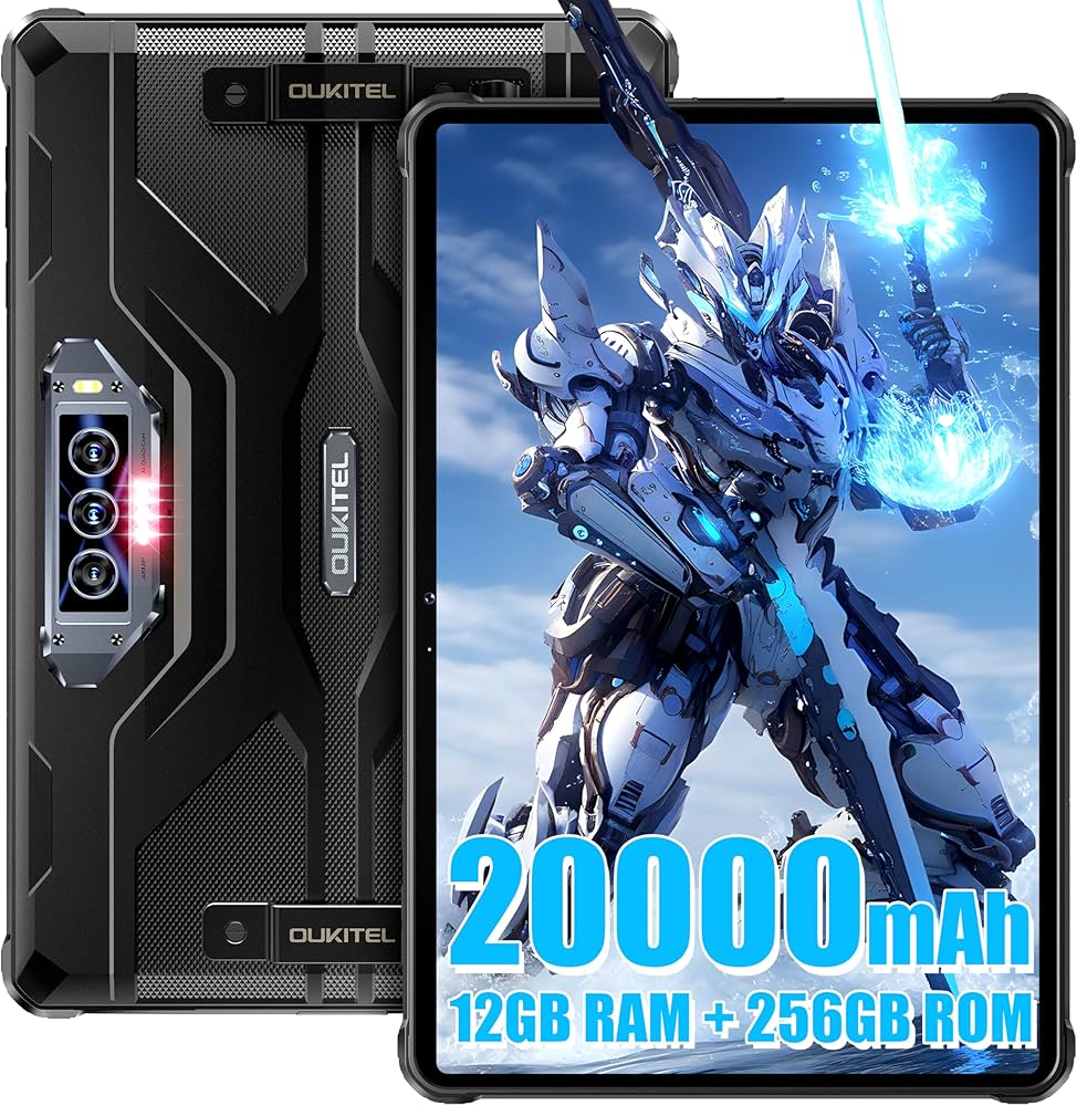 Amazon.co.jp: OUKITEL RT8 防水タブレット - 20000mAhバッテリー+33W