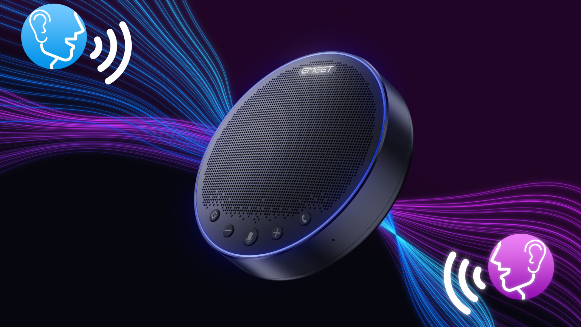 Amazon.co.jp: EMEET M3 会議用マイクスピーカー Bluetoothスピーカー