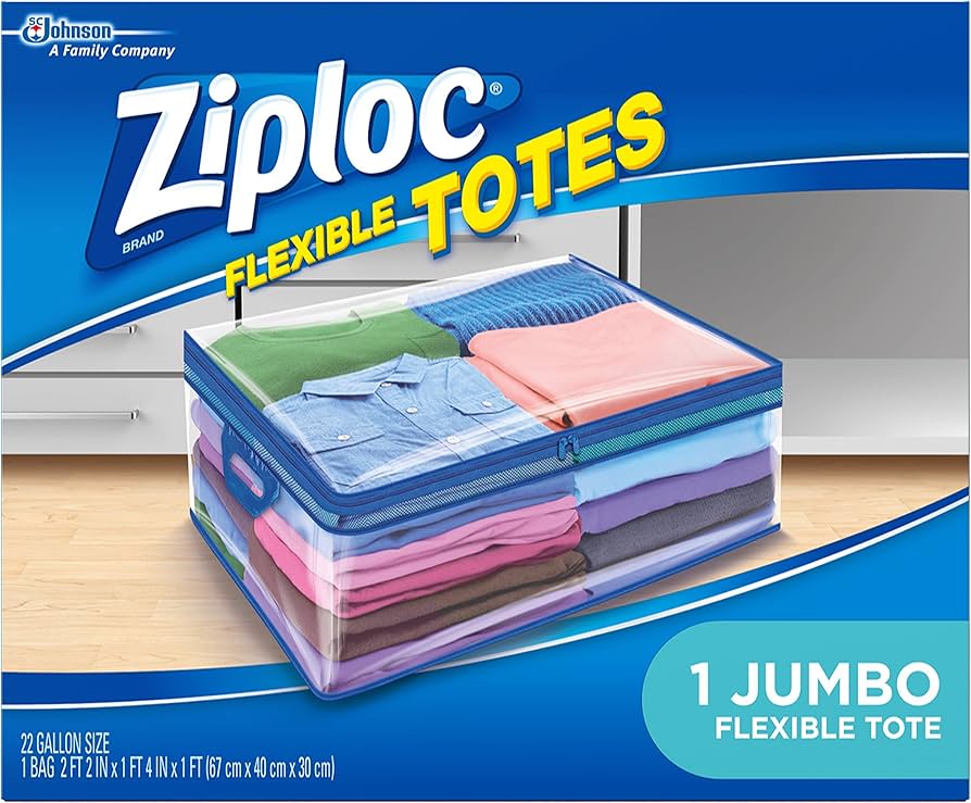 Ziploc Flexible Extra Extra Large Clothes Storage Bag-XXL ZIPLOC