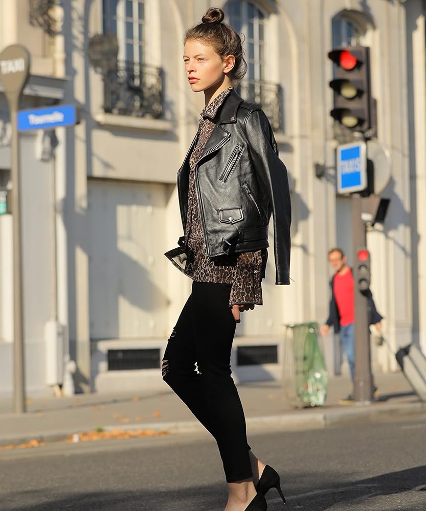 Amazon.co.jp: LITHIUM FEMME(リチウムファム) LAMB LEATHER W-RIDERS