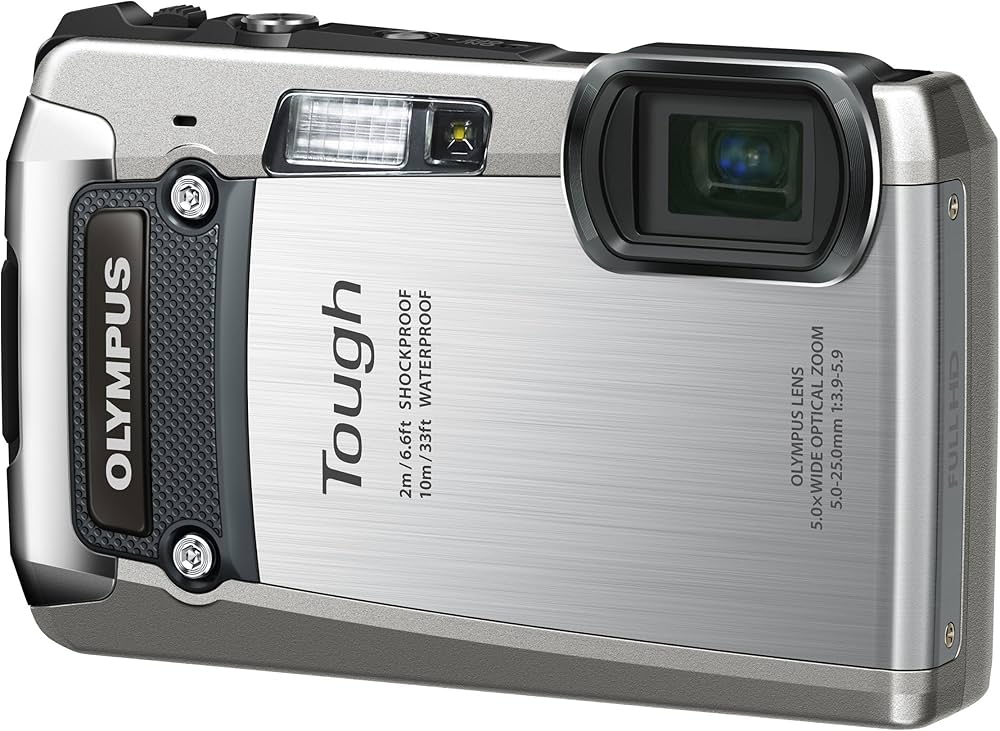 Amazon | OLYMPUS デジタルカメラ TG-820 シルバー 10m防水 2m耐落下