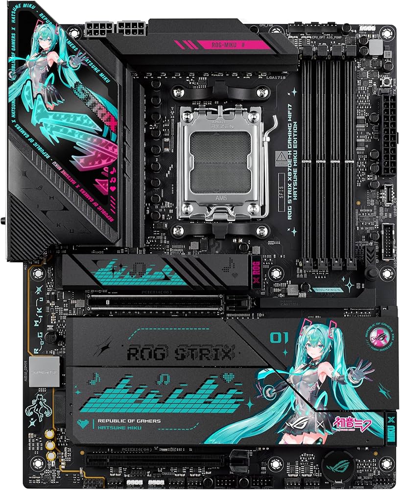 Amazon | ASUS ROG Strix X870E-H Gaming WIFI7 初音ミク エディション