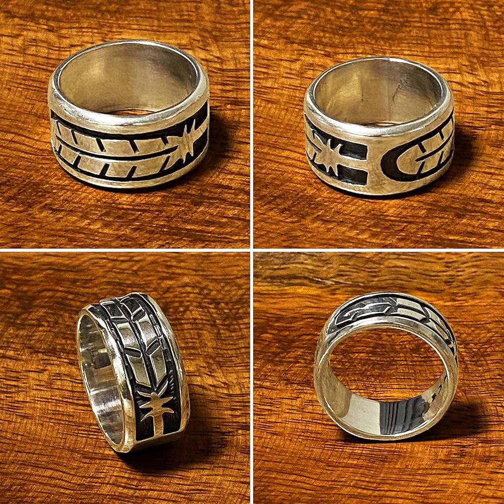 Amazon | ホピ族 インディアンジュエリー オーバーレイ フェザー 羽