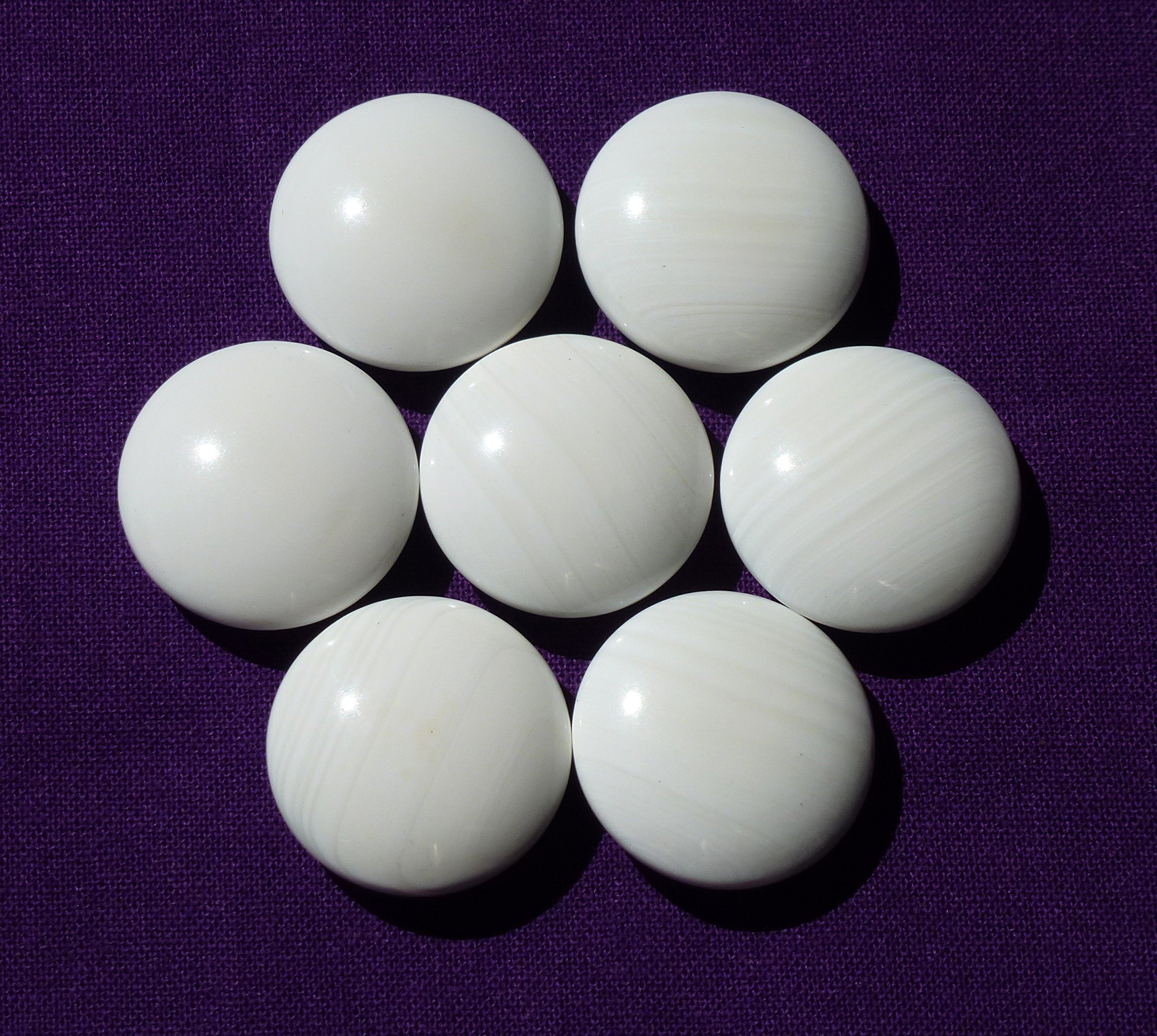 Amazon | 【幻の碁石】日向特産蛤碁石 雪印 31号 8.4ミリ | 囲碁