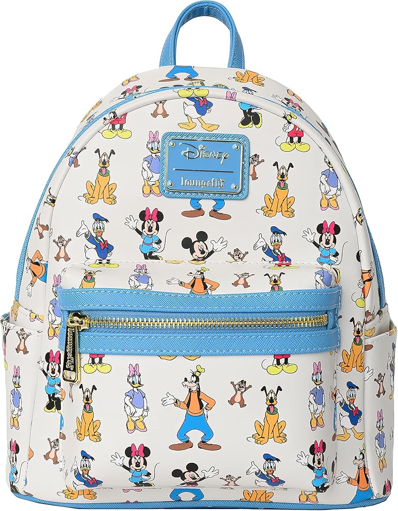 Amazon.com | Loungefly Disney Women's Mini Backpack Mickey Minnie