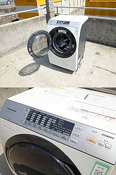 Amazon | Panasonic ドラム式洗濯乾燥機 9kg 左開き クリスタル