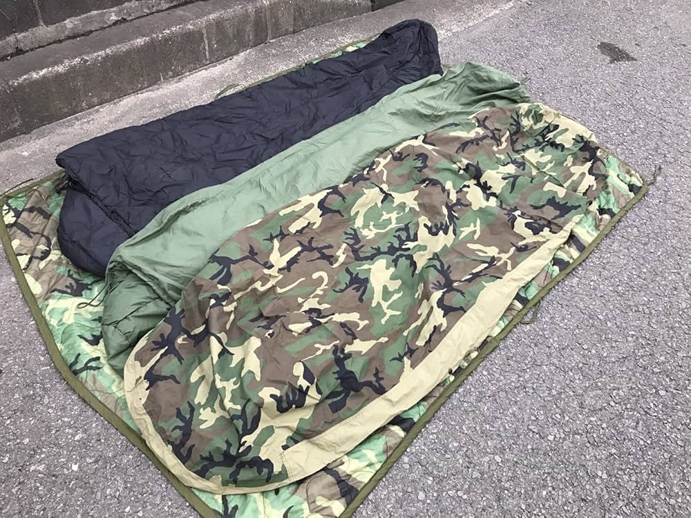 Amazon.co.jp: 実物米軍 モジュラーシステム-34.4℃ シェラフ 寝袋