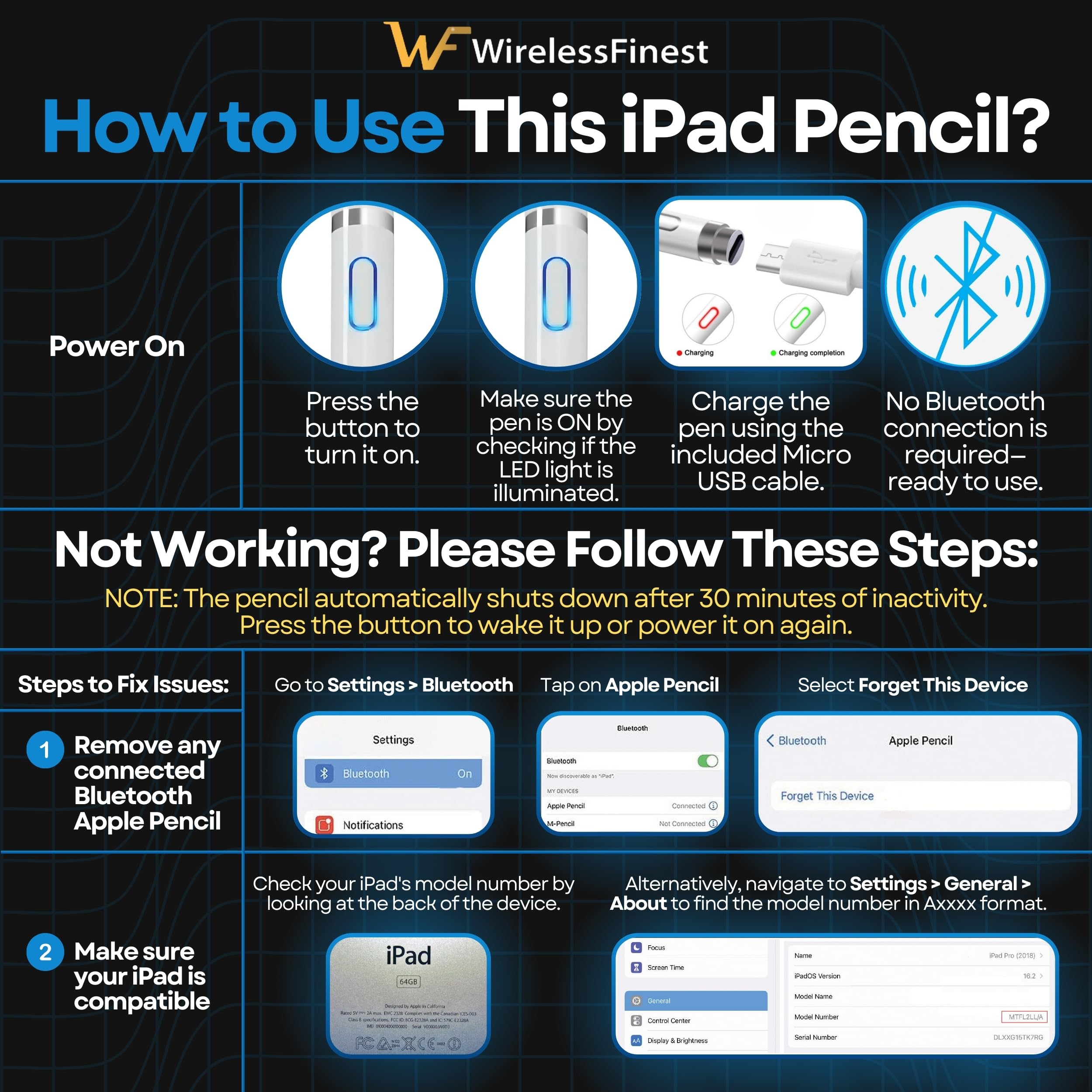 Amazon.co.jp: スタイラスペンペンシル第1世代交換用 Apple iPad Pro