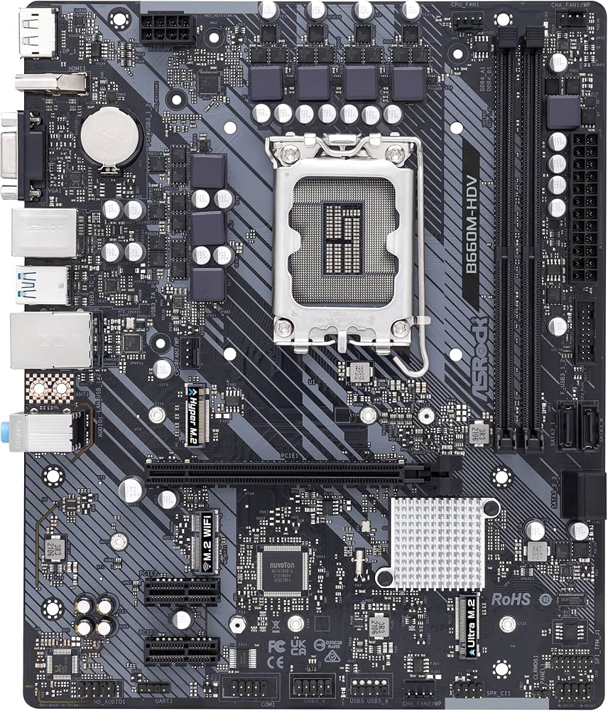 Amazon.com: ASRock B660M MicroATX Motherboard B660M-HDV Intel B660