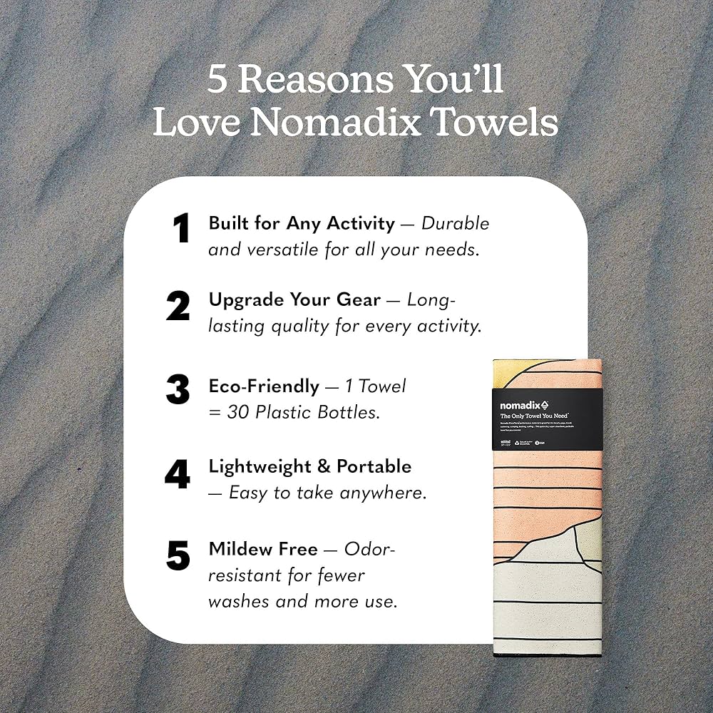 Amazon.com : Nomadix Original Towel - Perfect for Beach, Pool