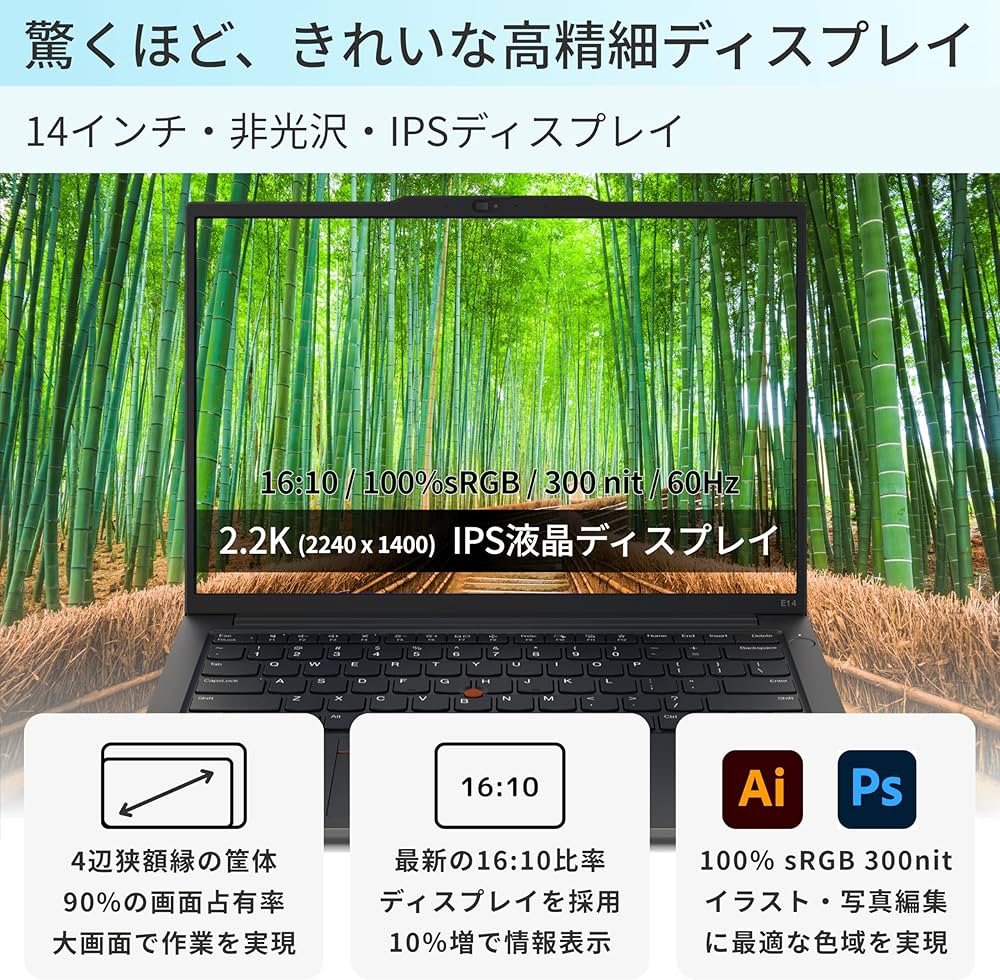 Amazon.co.jp: Lenovo ThinkPad E14 Gen 6 ノートパソコン 14インチ