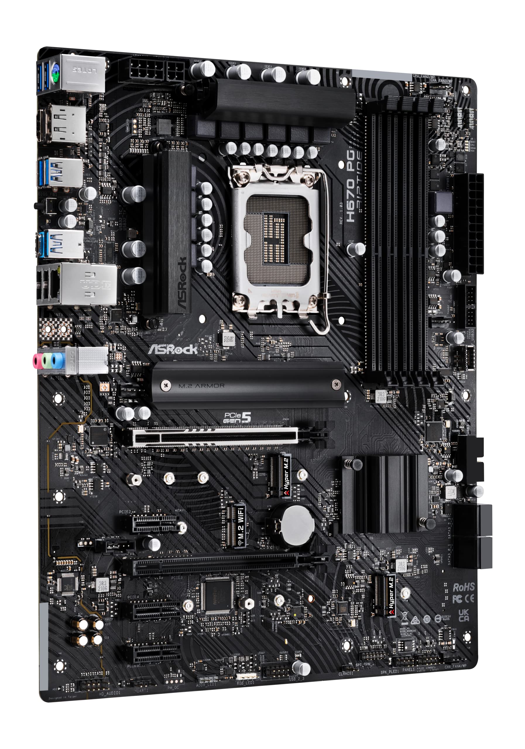 Amazon | ASRock マザーボード H670 PG Riptide Intel H670 シリーズ