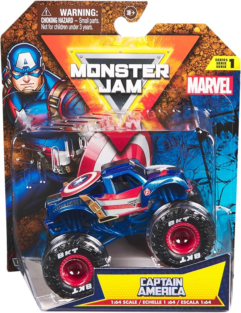 Amazon.com: Monster Jam - Original Monster Truck in Marvel