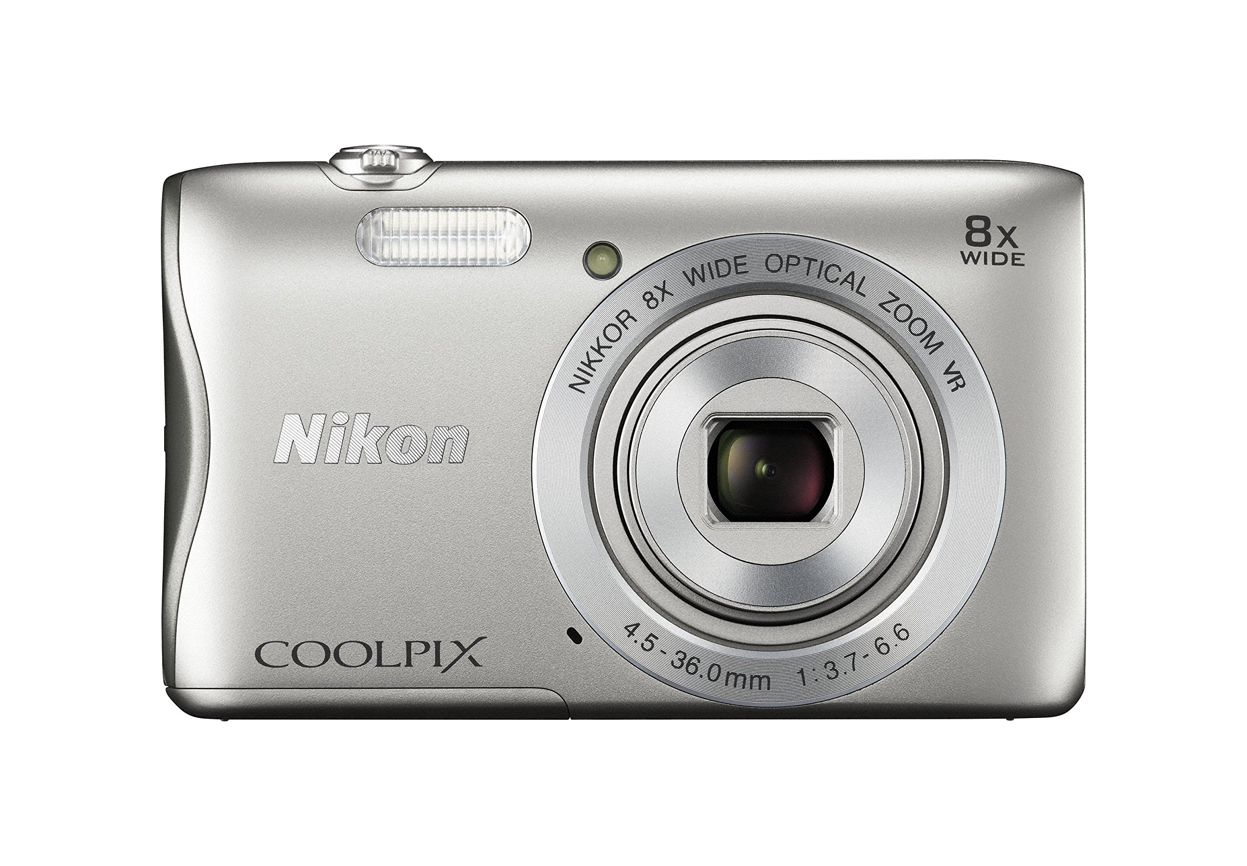 Amazon.co.jp: Nikon デジタルカメラ COOLPIX S3700 シルバー 光学8倍