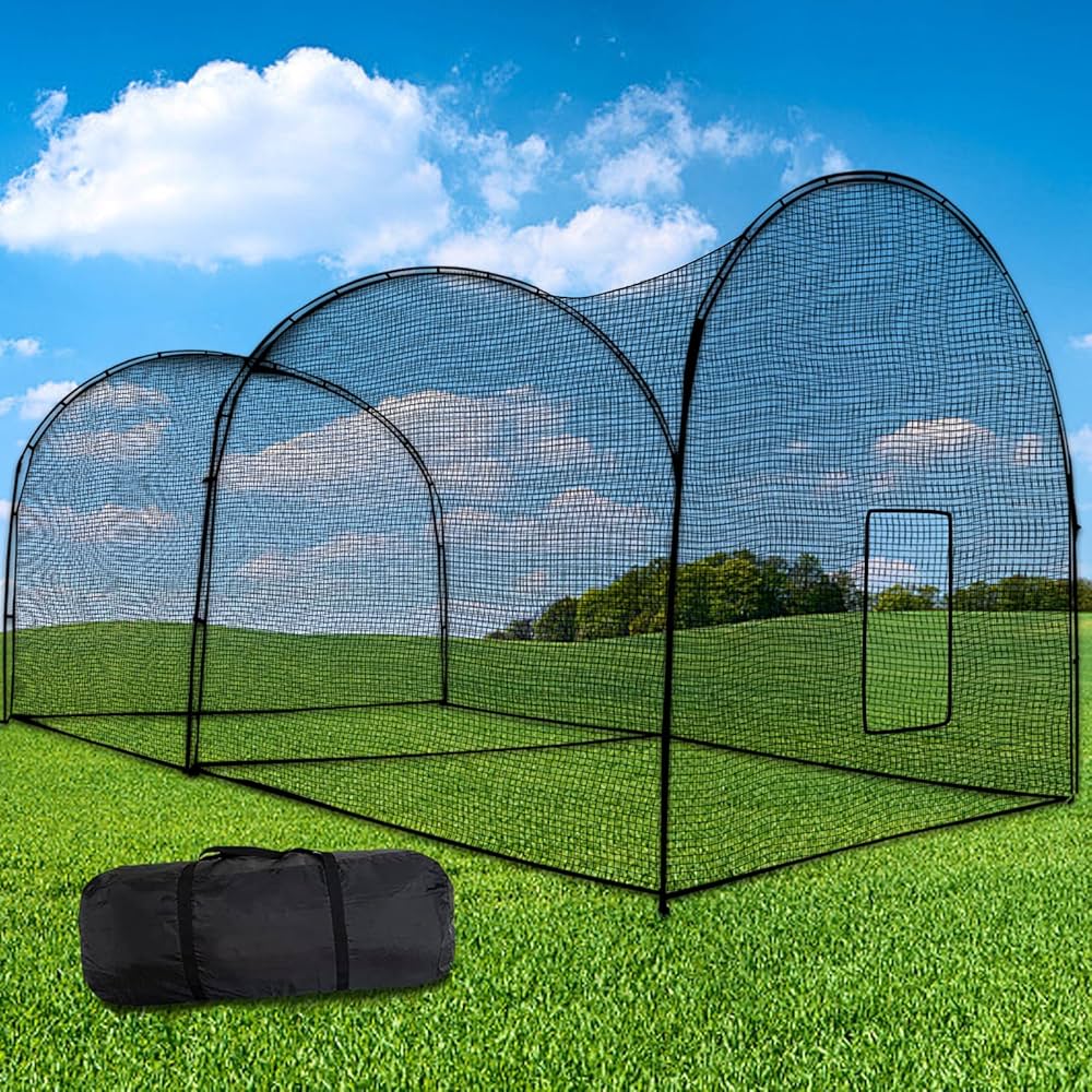 Amazon | Doubleriver バッティングケージ 野球ネット 屋外 自宅