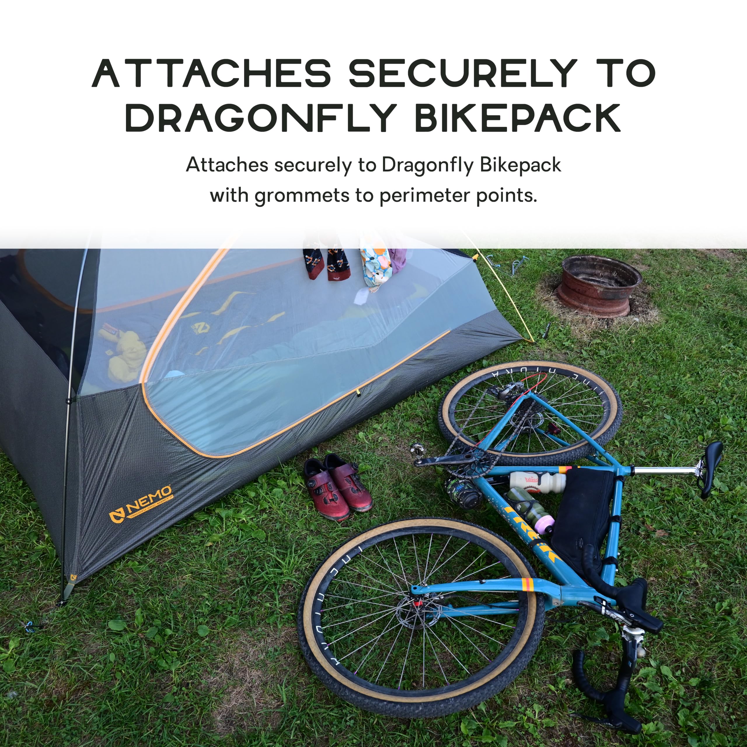 Amazon | NEMO(ニーモ) ドラゴンフライオズモ バイクパック1P用 フット