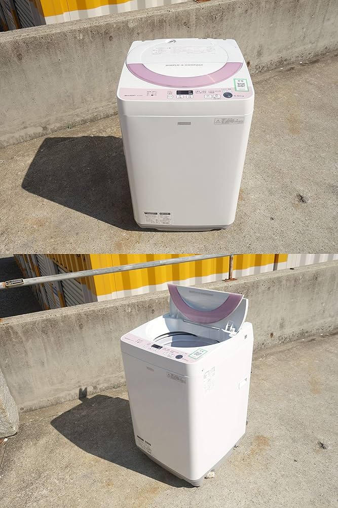 Amazon.co.jp: D▽シャープ 洗濯機 2016年 5.5kg Ag+イオンコート 風