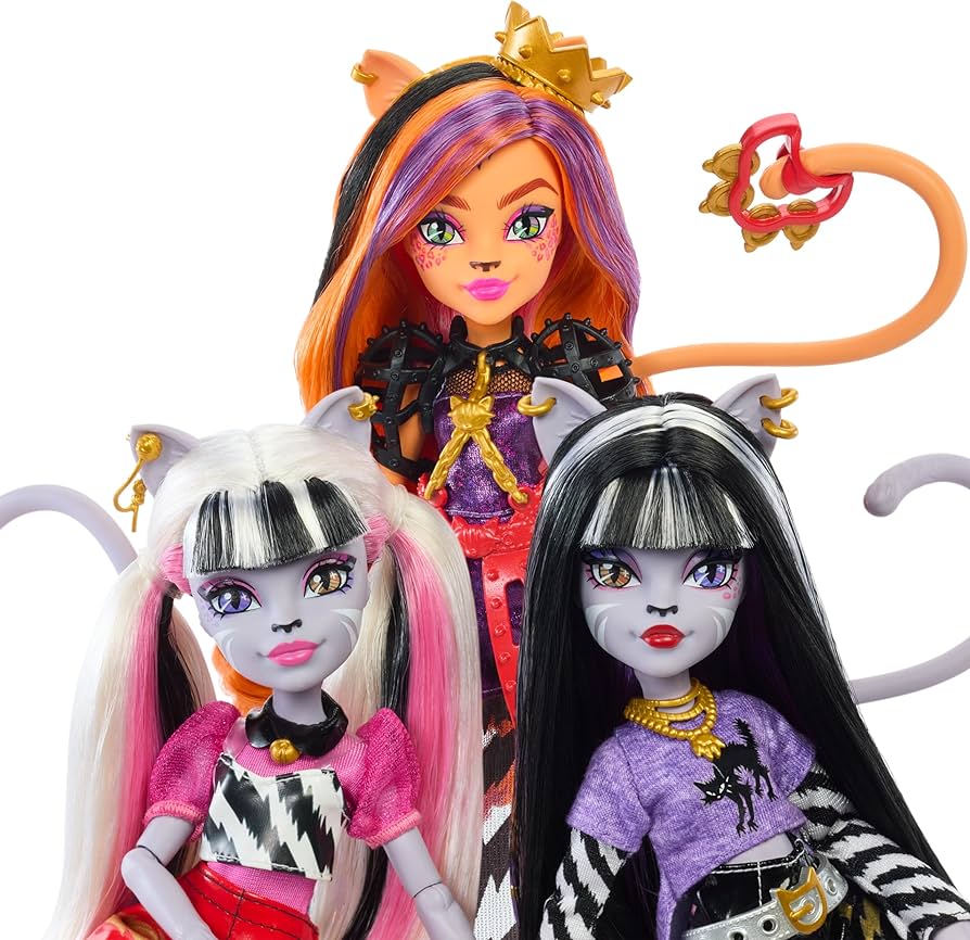 Monster High Dolls, The Hissfits Rockstar Band Three-Pack with