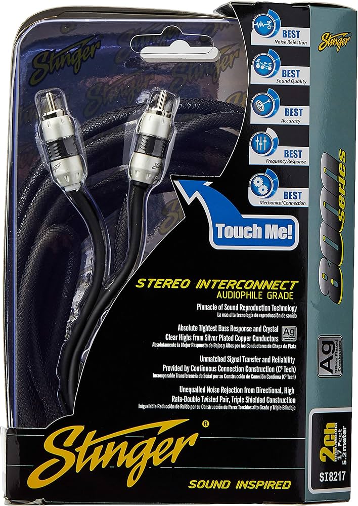 Amazon.com: Stinger SI8217 17-Feet 2-Channel 8000 Series