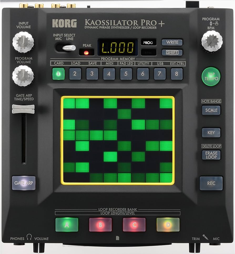 Amazon.com: Korg Kaossilator Pro+ Dynamic Phrase Synthesizer and