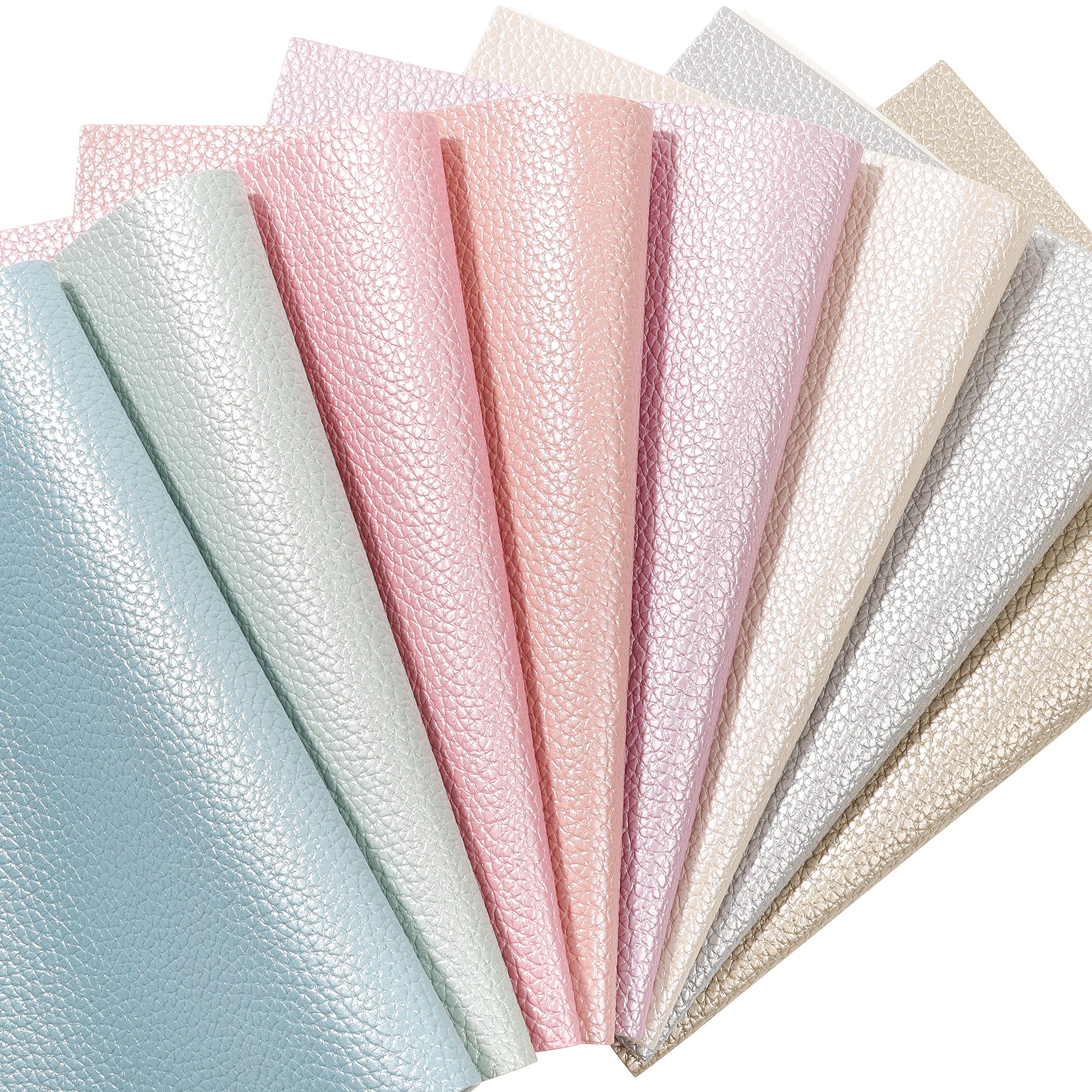 Amazon.com: LOTOFUN Shiny Pearl Faux Leather Sheets: Soft Pearl