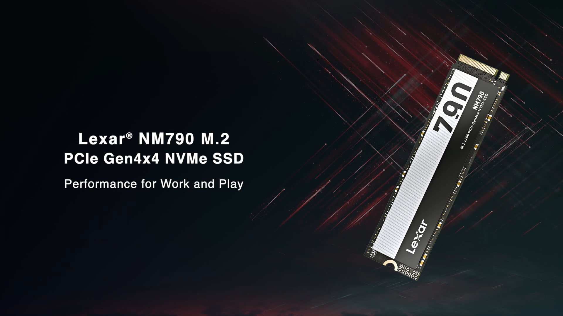 Lexar NM790 2TB SSD, M.2 2280 PCIe Gen4x4 NVMe 1.4 Internal SSD