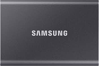 Amazon.com: Samsung T7 Portable SSD - 1 TB - USB 3.2 Gen.2
