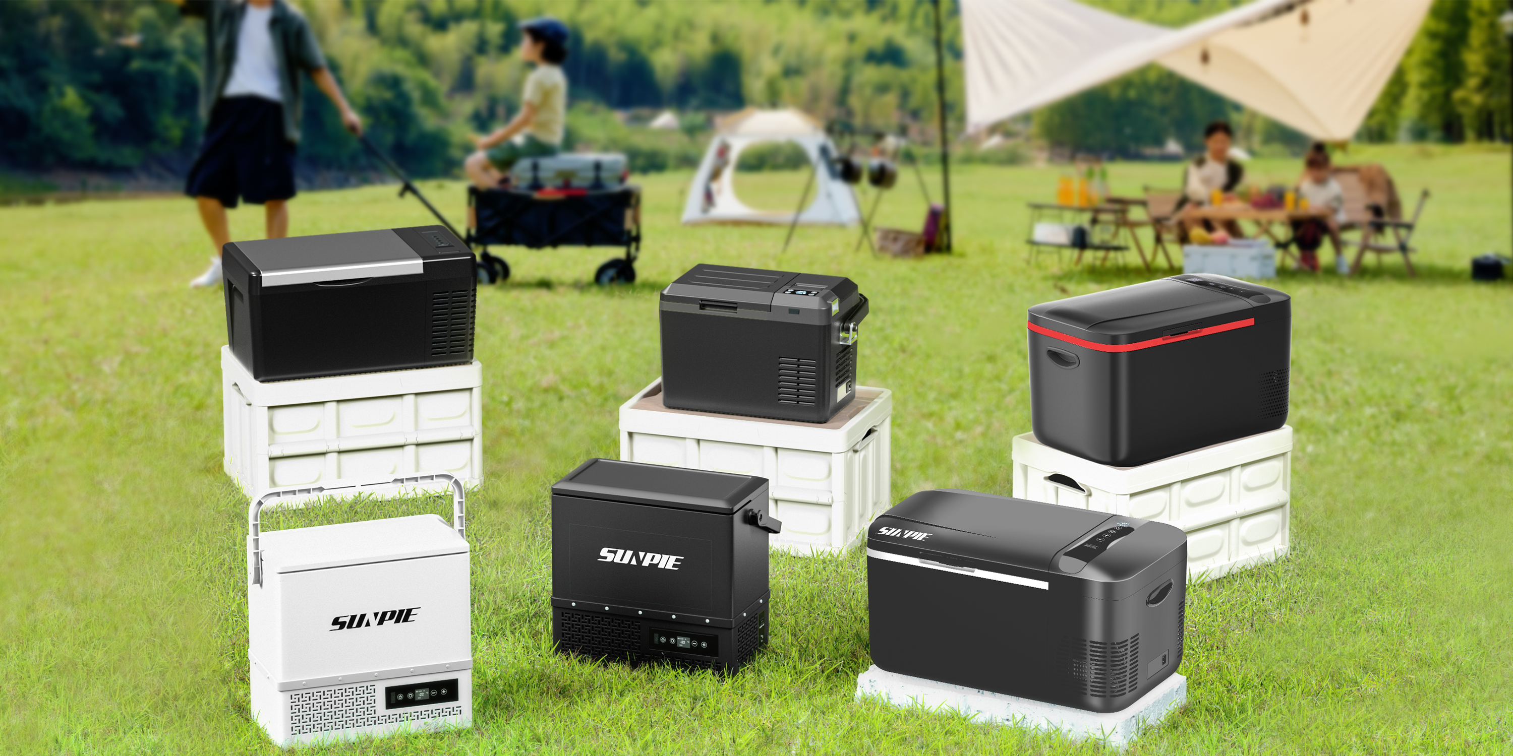 Amazon.co.jp: 「SUNPIE」車載冷蔵庫 20L ポータブル冷蔵庫 -22℃～10