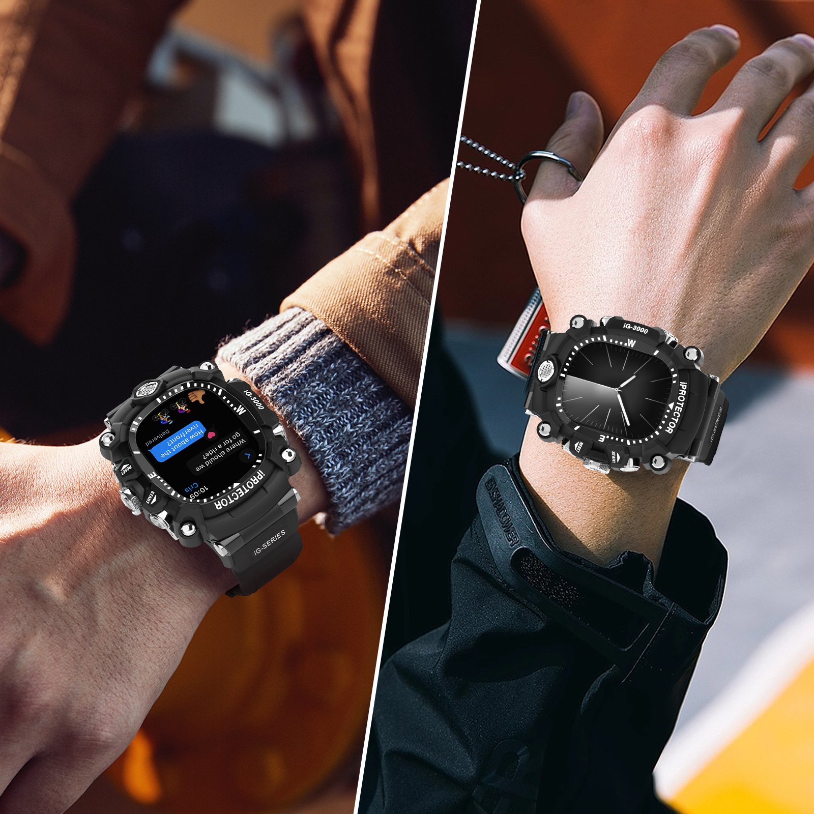 Amazon.co.jp: iG-3000 は Apple の腕時計 9 8 7 45mm 6 44mm のバンド