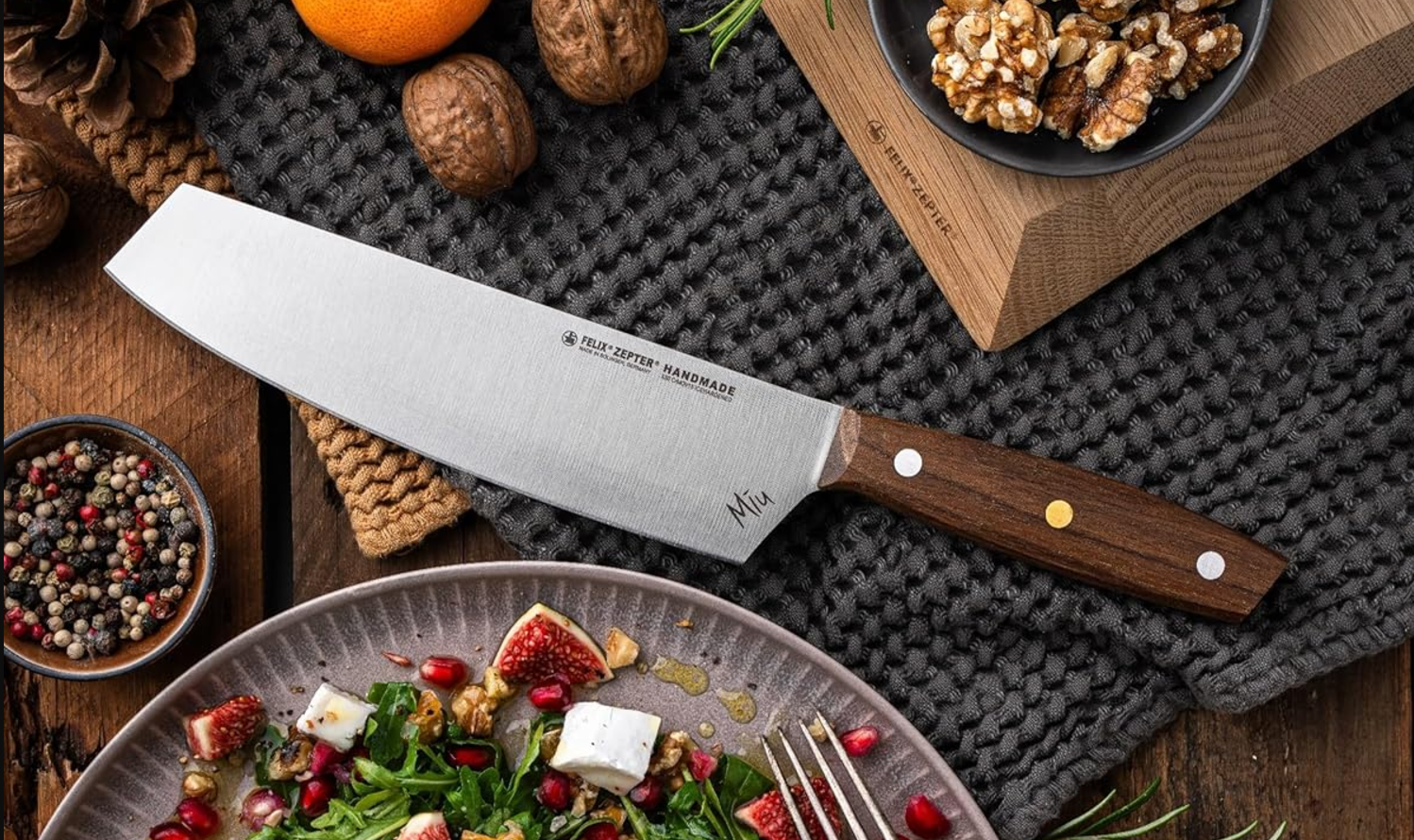 Amazon.com: Zepter Felix MIU Chef Knife, 8in long global kitchen